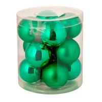Набор зеленых шариков мини, 12 шт. Диаметр: 3 см / 4 см