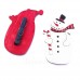 Новогодний декор на прищепке "Снеговик в шарфе", 5 х 9 см