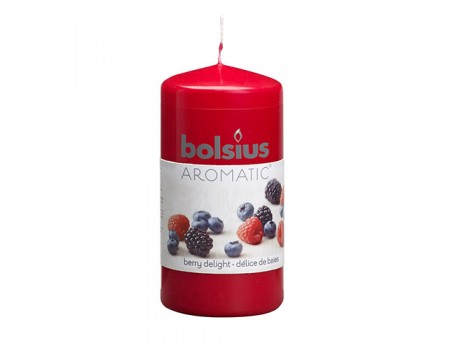 Свеча ароматическая "Лесные ягоды", 6 х 12 см