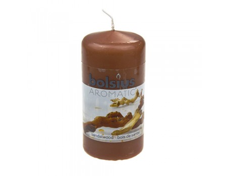 Свеча ароматическая "Сандаловое дерево", 6 х 12 см
