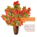 Осенняя ветка кленовая разноцветная 45х62 см, цена за 1 шт