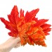 Листья клена искусственные оранжевые, 15 см, 10 шт