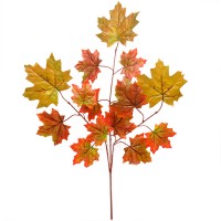 Осенняя ветка клена искусственная, 70 см ✦ 103384