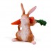 Фигурка декоративная "Заяц с морковкой", 8 см