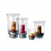 Стеклянные вазы цилиндр "Афина", d12см / d17 см